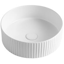 Marlo 400mm Fluted Ceramic Above Counter Basin